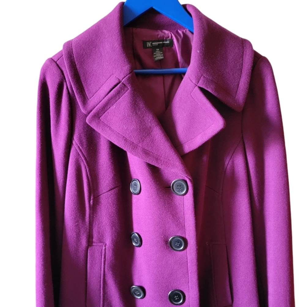 Womens Double breasted Knit jacket